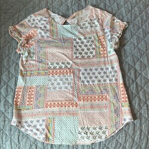 T.La Multicolor Floral Blouse